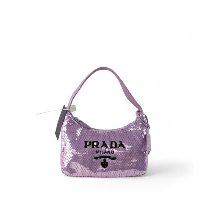 Prada - Re-Edition 2000 Paillettes - Skuldertaske