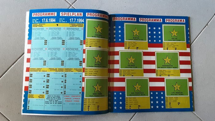 Panini - USA 94 World Cup, Edizione Seca Belgio - 1 Empty Album