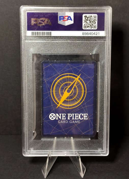 One Piece Japanese Graded card - Saikyo Jump Mini - Shanks Manga - PSA 10