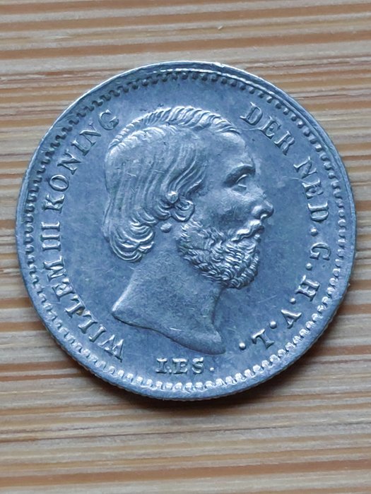 Holland. Willem III (1849-1890). 5 Cents 1868 Keydate  (Ingen mindstepris)