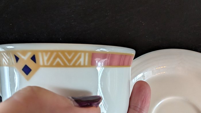 Villeroy  Boch - Kop og underkop (12) - Adriana - Porcelæn