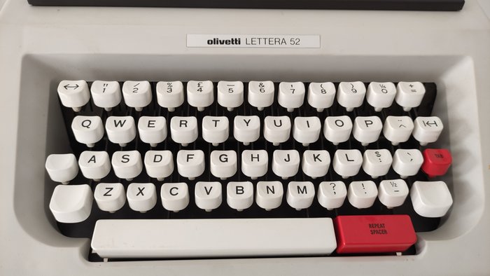 Mario Bellini - Olivetti, Lettera 52 - Skrivemaskine - 1980-1990