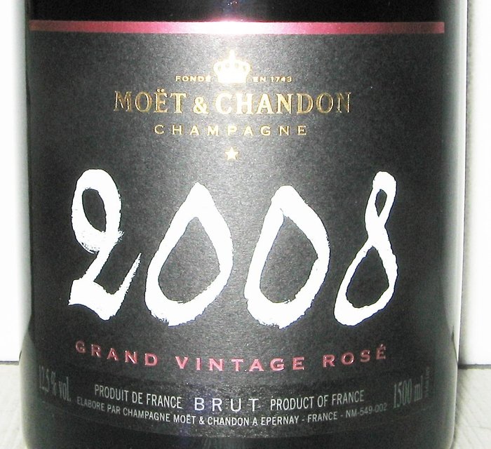 2008 Moët  Chandon, Moët  Chandon Rosé Grand Vintage - Champagne Brut - 1 Magnum (1,5 L)