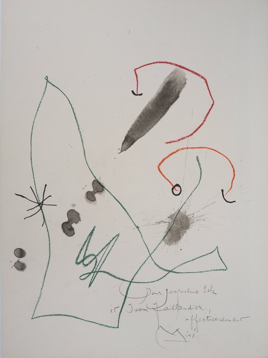 Joan Miro (1893-1983) - Composition surréaliste