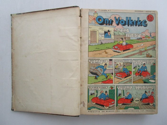 Ons Volkske - 17e  jaargang (volledig) - amateurbundel - 1 Album - Første udgave - 1953