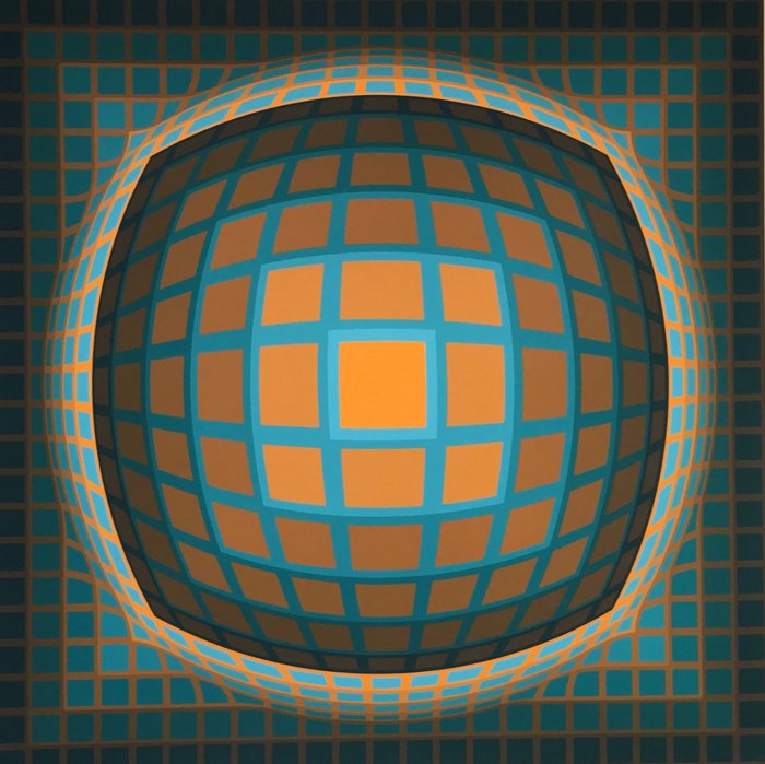 Victor Vasarely (1906-1997) - Eclipse