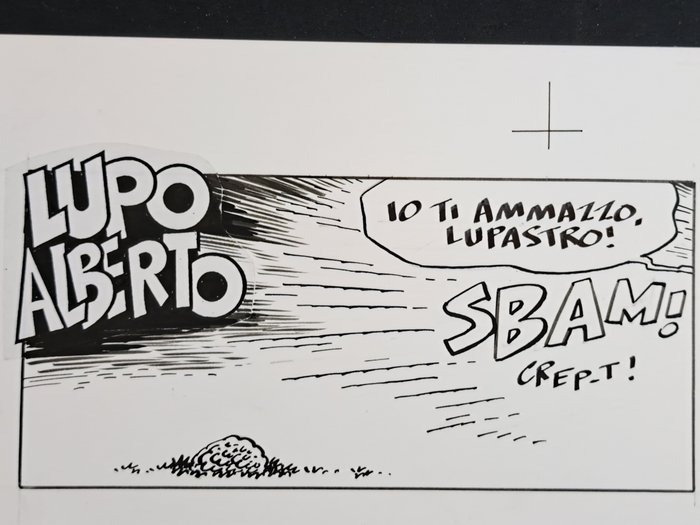 Cannucciari, Bruno - 1 Original page - Lupo Alberto - Con Beppe la Talpa