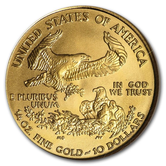 Förenta staterna. 2006 1/4 oz $10 USD American Gold Eagle NGC MS-70