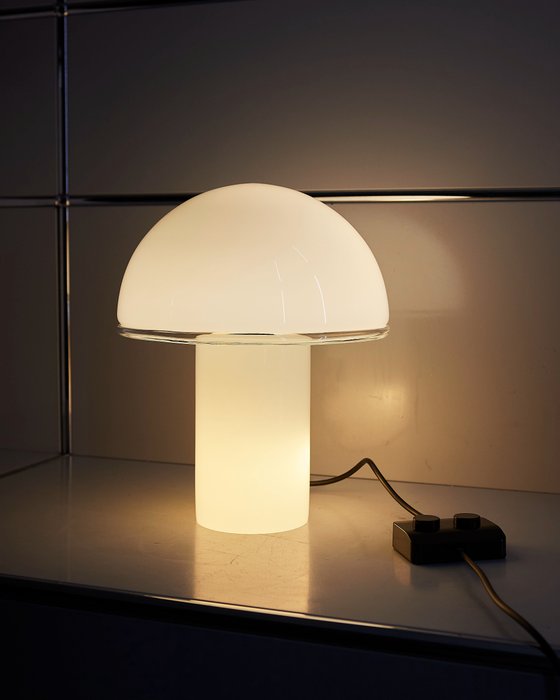 Artemide - Luciano Vistosi - Bordlampe - Onfale Medio - Glas