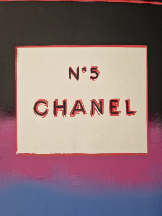 Andy Warhol (after) - Chanel N°5 - Nero/Viola - 1990‹erne