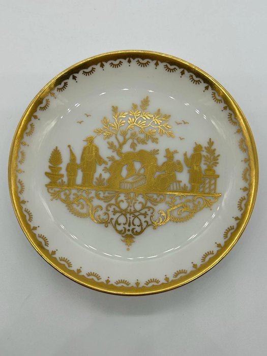 Nymphenburg - Kop og underkop - Porcelæn - Chinoiserie