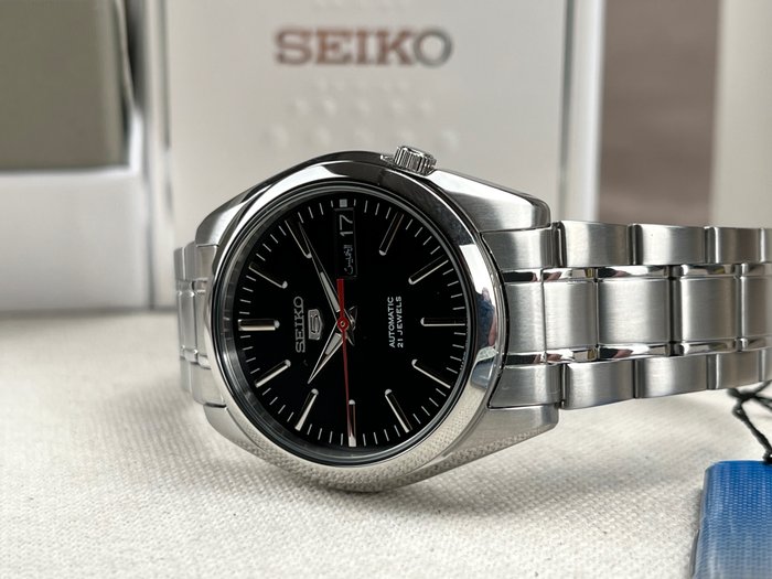 Seiko - 5 - Automatic Day Date - SNKL45J1 - Ingen mindstepris - Mænd - 2011-nu