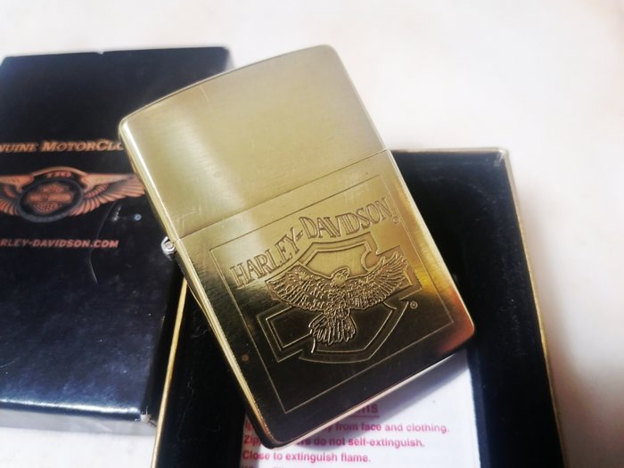 Zippo, Harley Davidson Commemorative 1932-1992 - Limited and Special Edition - Lighter - Messing