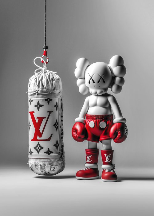 Artxlife - Red Kaws Vuitton Boxing [XXL]