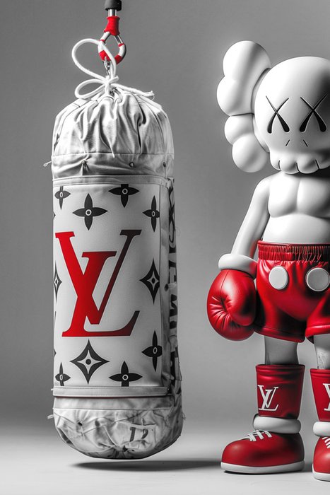 Artxlife - Red Kaws Vuitton Boxing [XXL]