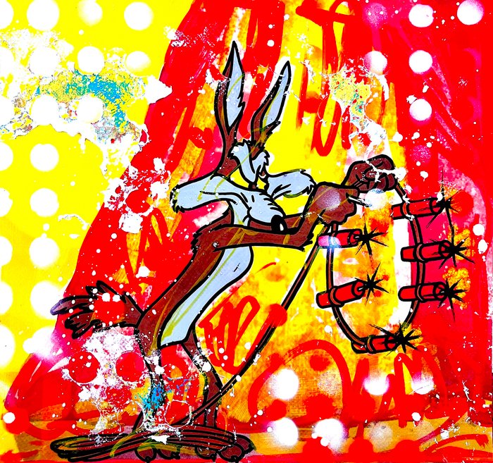 Moabit - Wile E. Coyote and the Road Runner X The Infinite Chase, Diptych XXL