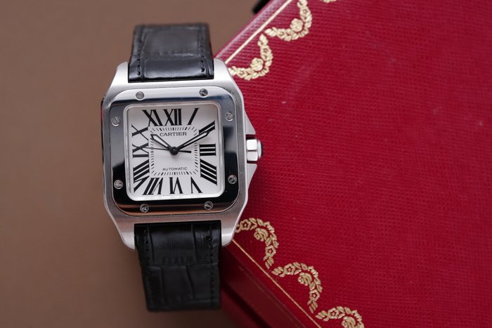 Cartier - Santos 100 Medium - W20106X8 - Mænd - 2011-nu