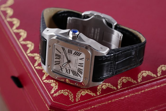 Cartier - Santos 100 Medium - W20106X8 - Mænd - 2011-nu