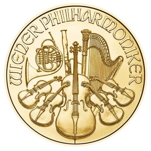 Østrig. 10 Euro 2024 "Wiener Philharmoniker", 1/10 Oz (.999)