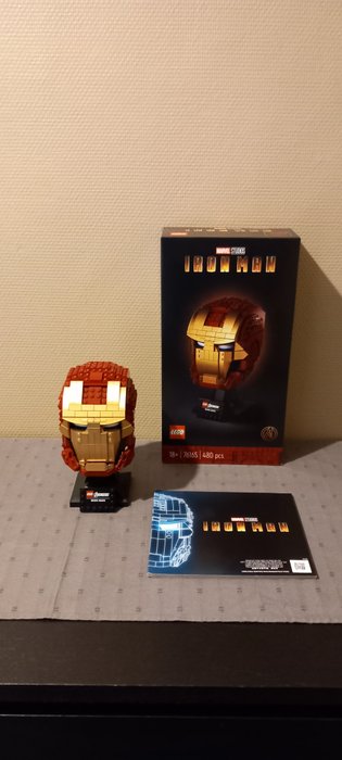 Lego - marvel - 76223 - Iron man helm - 2020+ - Danmark