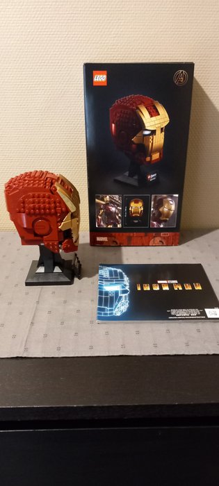 Lego - marvel - 76223 - Iron man helm - 2020+ - Danmark