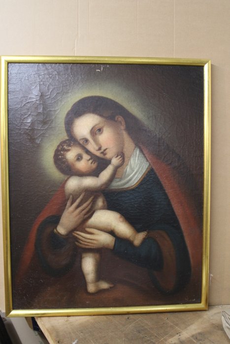 Europæisk skole (XVII) - Madonna mit Kind