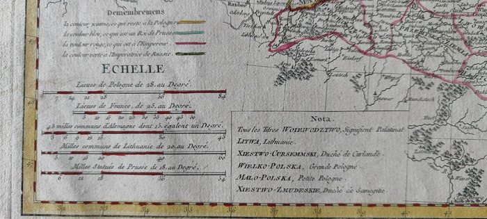 Polen - Litauen Ukraine, Vilnius, Lviv, Kyiv, Warszawa Minsk Krakow Gdansk/Danzig Poznan/Posen Lublin; Rizzi Zannoni - Carte Generale de Pologne - 1761-1780