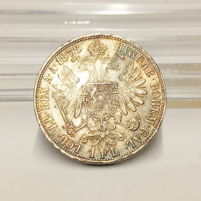 Østrig. Franz Josef II. 1 Gulden 1878  (Ingen mindstepris)