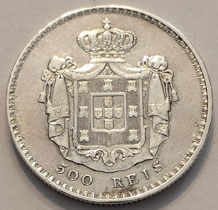 Portugal. D. Maria II (1834-1853). 500 Reis - 1841  (Ingen mindstepris)