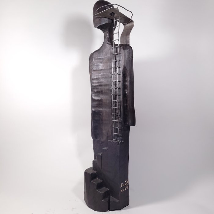 Karol Dusza (1972) - Philosopher ( 80cm, Wood )