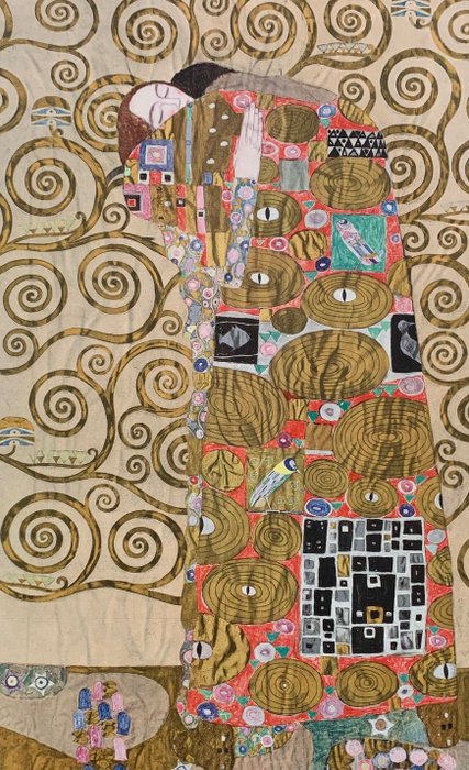 Gustav Klimt (1862-1918) - Erfüllung, 1909 - Artprint - 41 x 25 cm