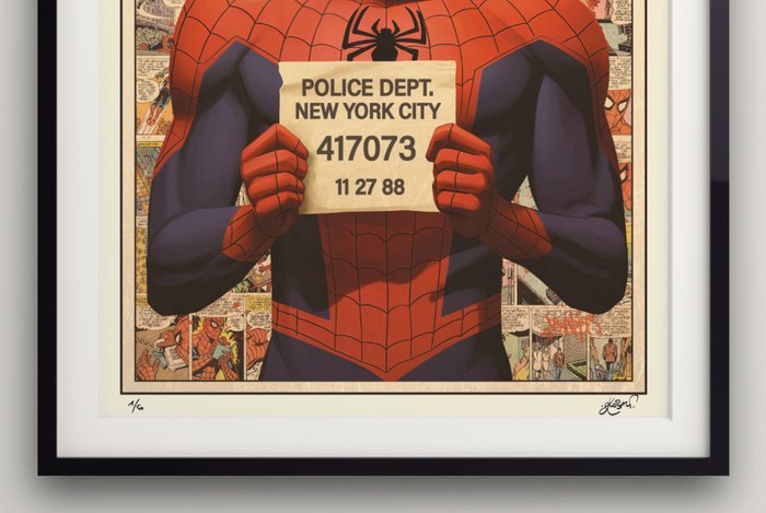 Kobalt (1970) - Spider Man arrested