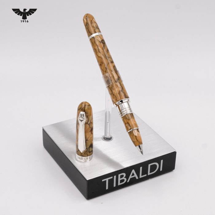 Tibaldi - Magnum - Indian Rainbow + Montegrappa Pen Pouch GIFT! - Rollerpen