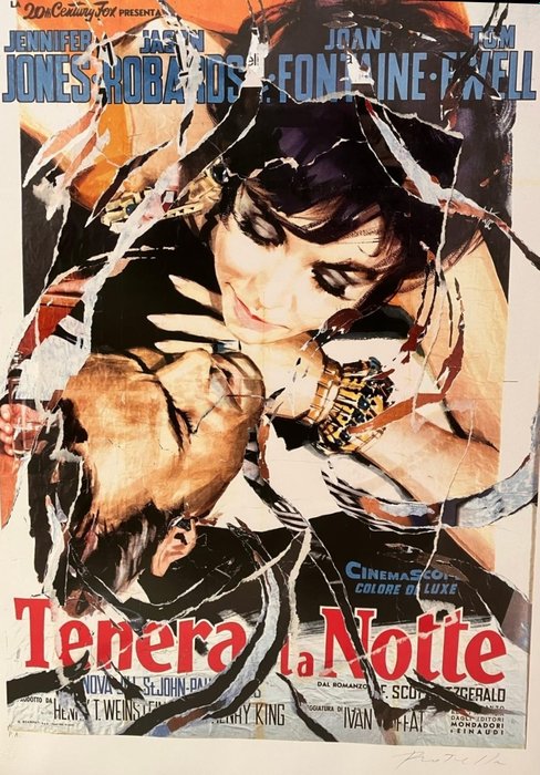 Mimmo Rotella (1918-2006) - Tenera è la notte