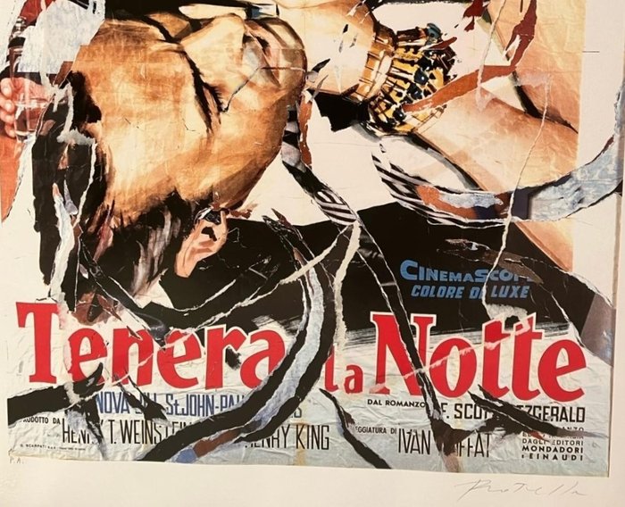 Mimmo Rotella (1918-2006) - Tenera è la notte