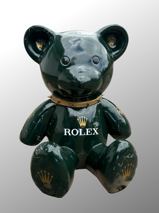 AmsterdamArts - XL Rolex luxury teddy bear statue