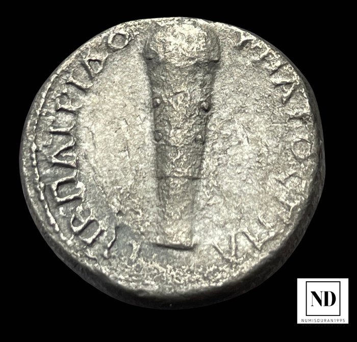 Romerriget (Provinsielt) Hadrian (117-138) Didrachm Cappadocia Caesaraea-Eusebia circa AD 128-138