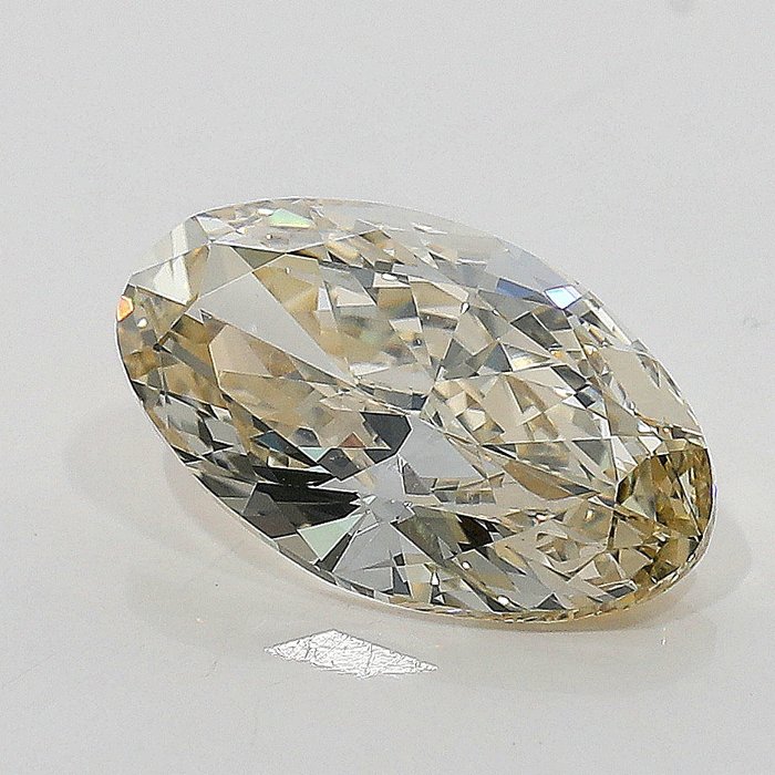 1 pcs Diamant  (Naturfarvet)  - 150 ct - Oval - Very light Brun - VS1 - Gemological Institute of America (GIA)