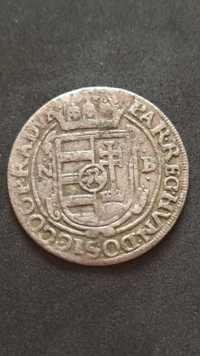 Transsylvanien. Gabriel Bethlen (1613-1629). 1 Groschen (Garas) 1625 NB (with dots, Rare!)