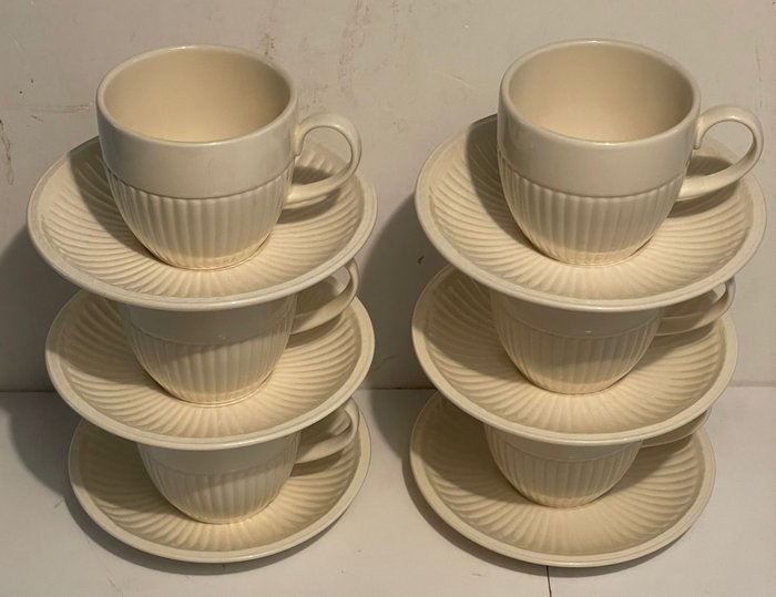 Wedgwood - Kaffesæt til 6 (6) - Porcelæn