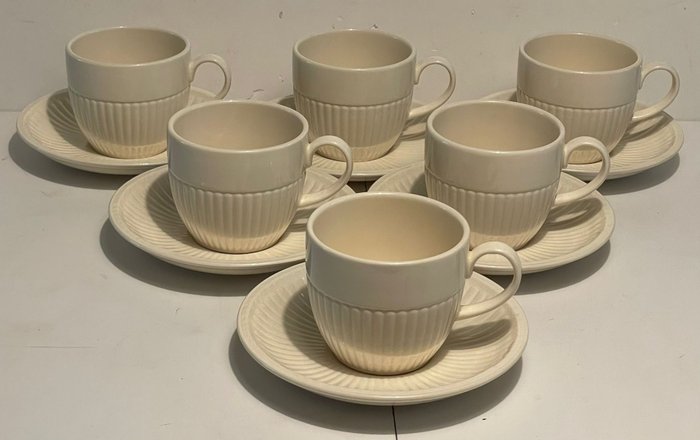 Wedgwood - Kaffesæt til 6 (6) - Porcelæn