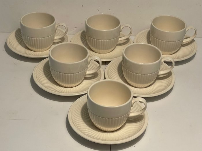 Wedgwood - Kaffesæt til 6 (6) - Porcelæn