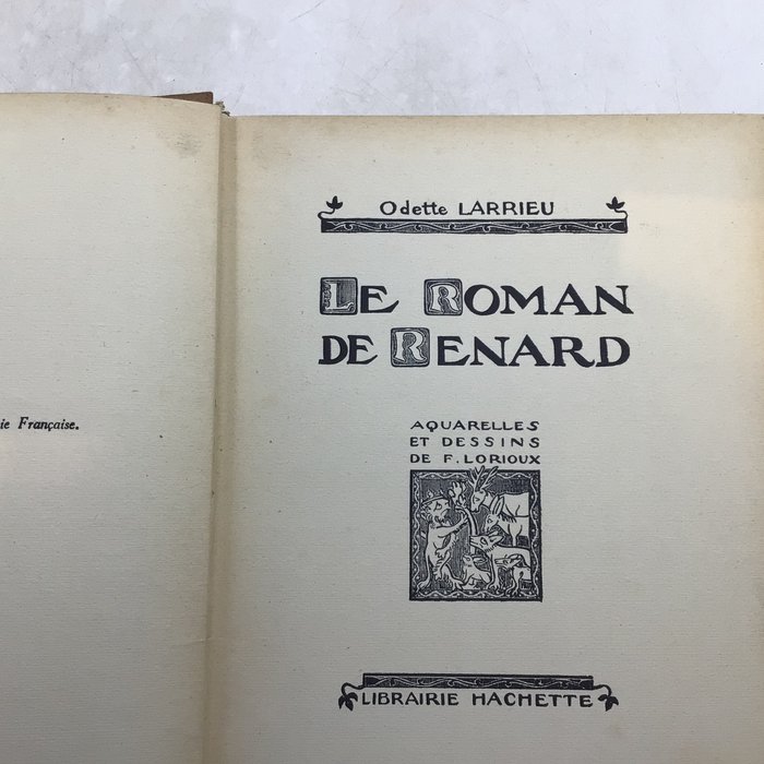 Odette Larrieu / F Lorioux (ill) - Le Roman de Renad - 1925