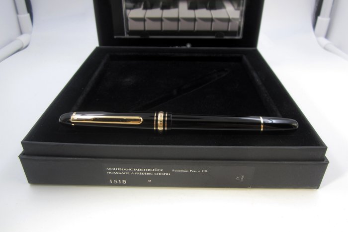 Montblanc Meisterstuck 145 "Hommage a Mozart" Edizione Speciale Box  CD  Condizioni eccellenti - Fyldepen