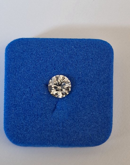 1 pcs Diamant  (Natur)  - 0.40 ct - Rund - K - SI1 - International Gemological Institute (IGI) - Premium diamant