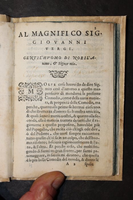 L. Fenaroli - Il Sergio comedia nuova, et piacevole, pur hora posta in luce - 1584