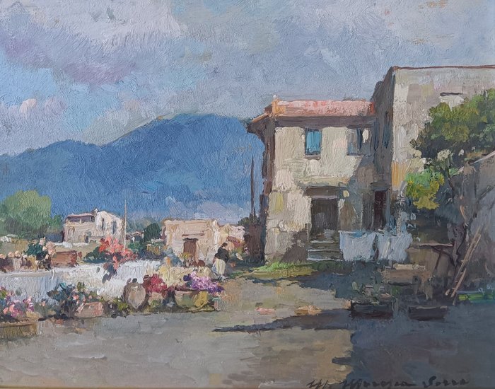 Mario Maresca Serra (1912-1991) - Paesaggio vesuviano - NO RESERVE