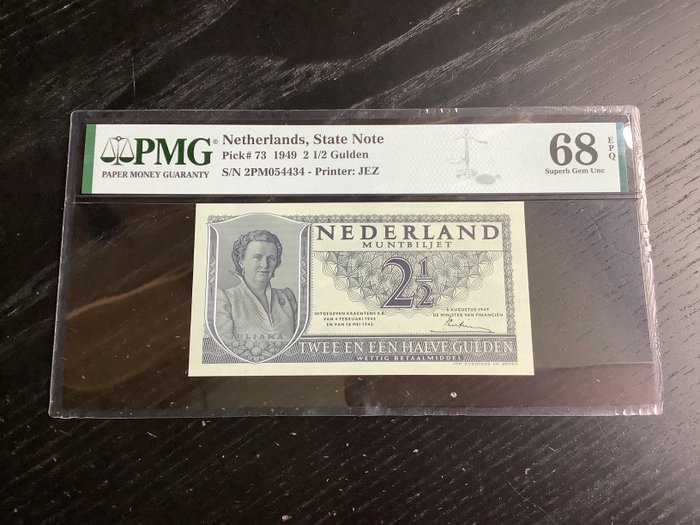 Holland. - 2½ Gulden 1949  (Ingen mindstepris)