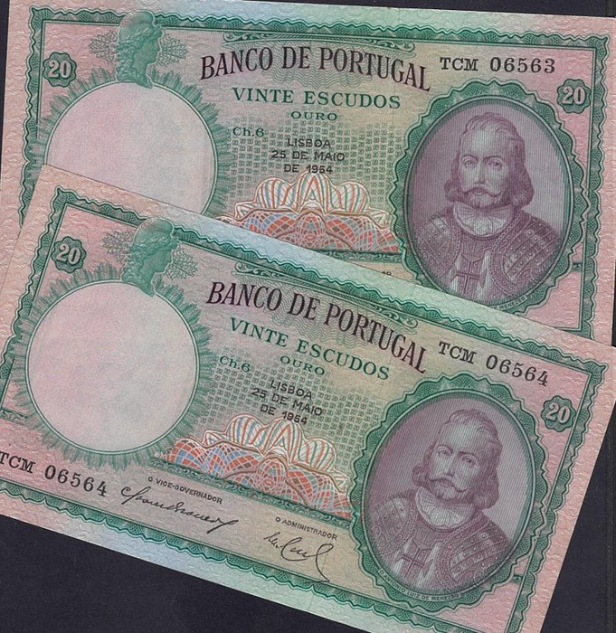 Portugal - 12 banknotes - various dates