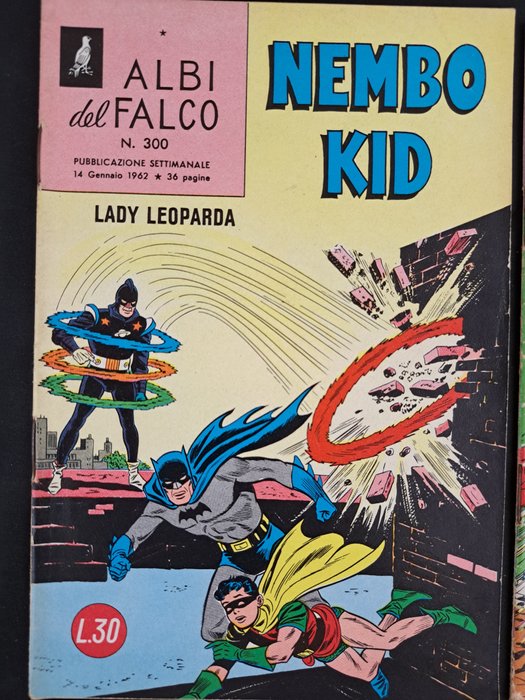 Albi del Falco Nembo Kid - 1962 con Figurine - 28 Comic - Første udgave - 1962